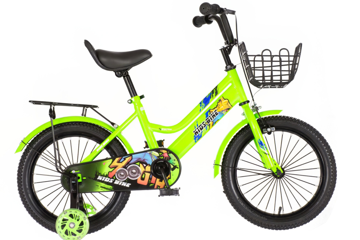 BICIKL KIDS BIKE MUSIC ZELENA 16"